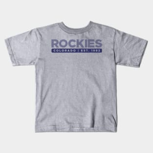 Rockies #1 Kids T-Shirt